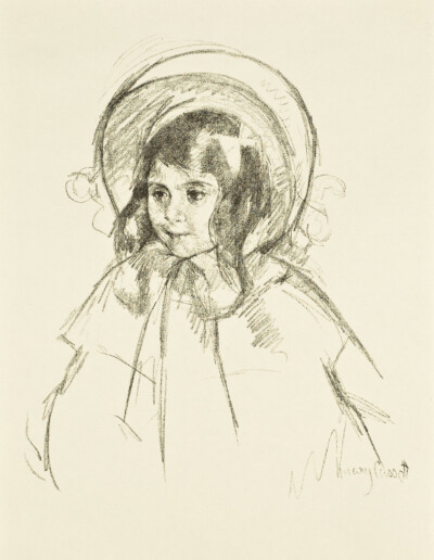 Sara Wearing Her Bonnet and Coat