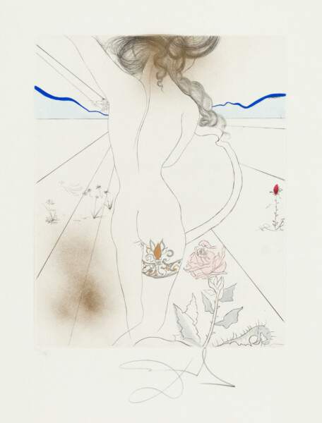 Nude with Garter