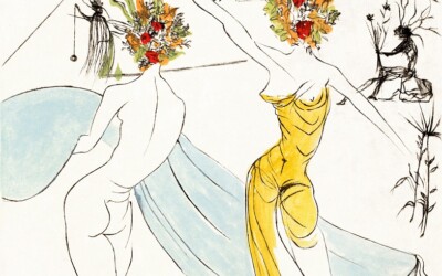 Flower Women with a Soft Piano