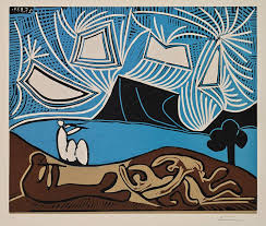 Bacchanale: Couple and Flutist by a Lake