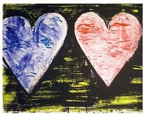 Two Hearts at Sunset