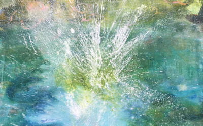 Splash with Rhododendrons