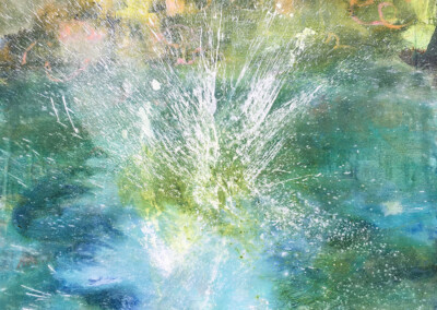 Splash with Rhododendrons