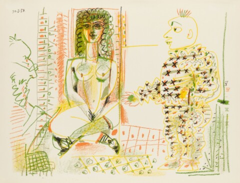 Le Peintre Et Son Modéle, The Painter and his Model
