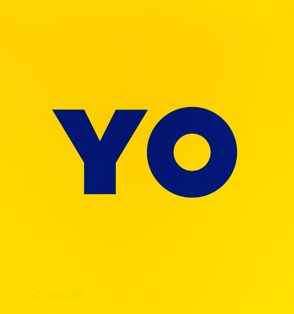 Bold blue 'YO' text on bright yellow background.