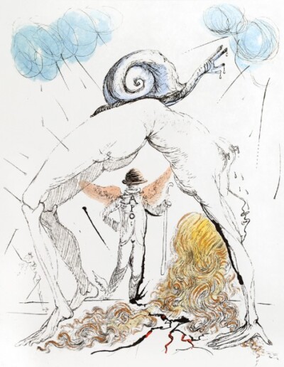 Woman with Snail