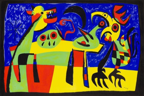 Le chien aboyant à la lune