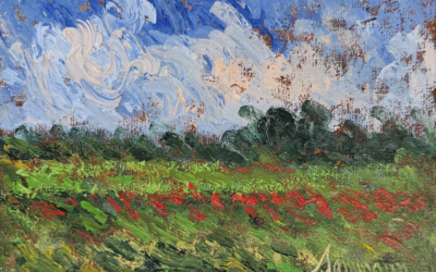 Coquelicots, étude